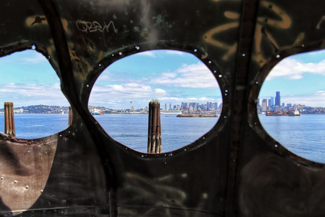 Alki Beach & Seattle skyline view from Unsplash (1)