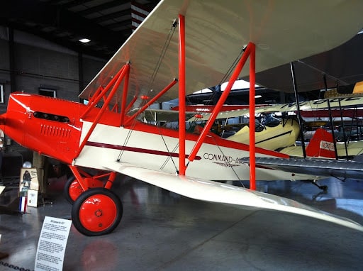 Airplane exhibit at a Columbia River Gorge Museum