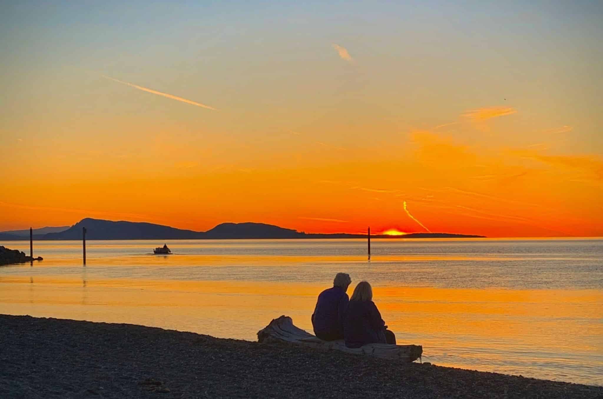 Sunset Couple Lopez Island