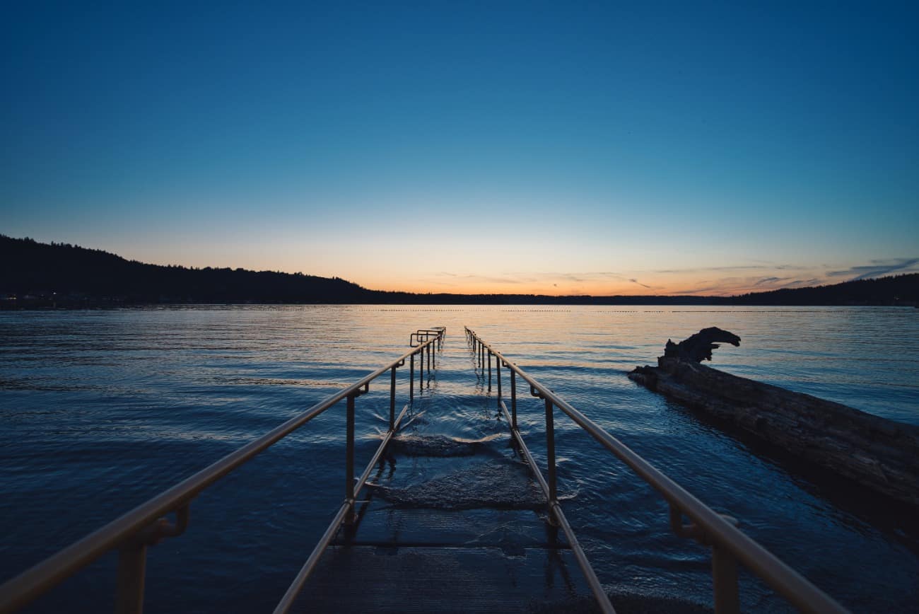 sunset dock lake sammamish